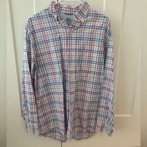 Men’s Izod Button Down Shirt, Medium